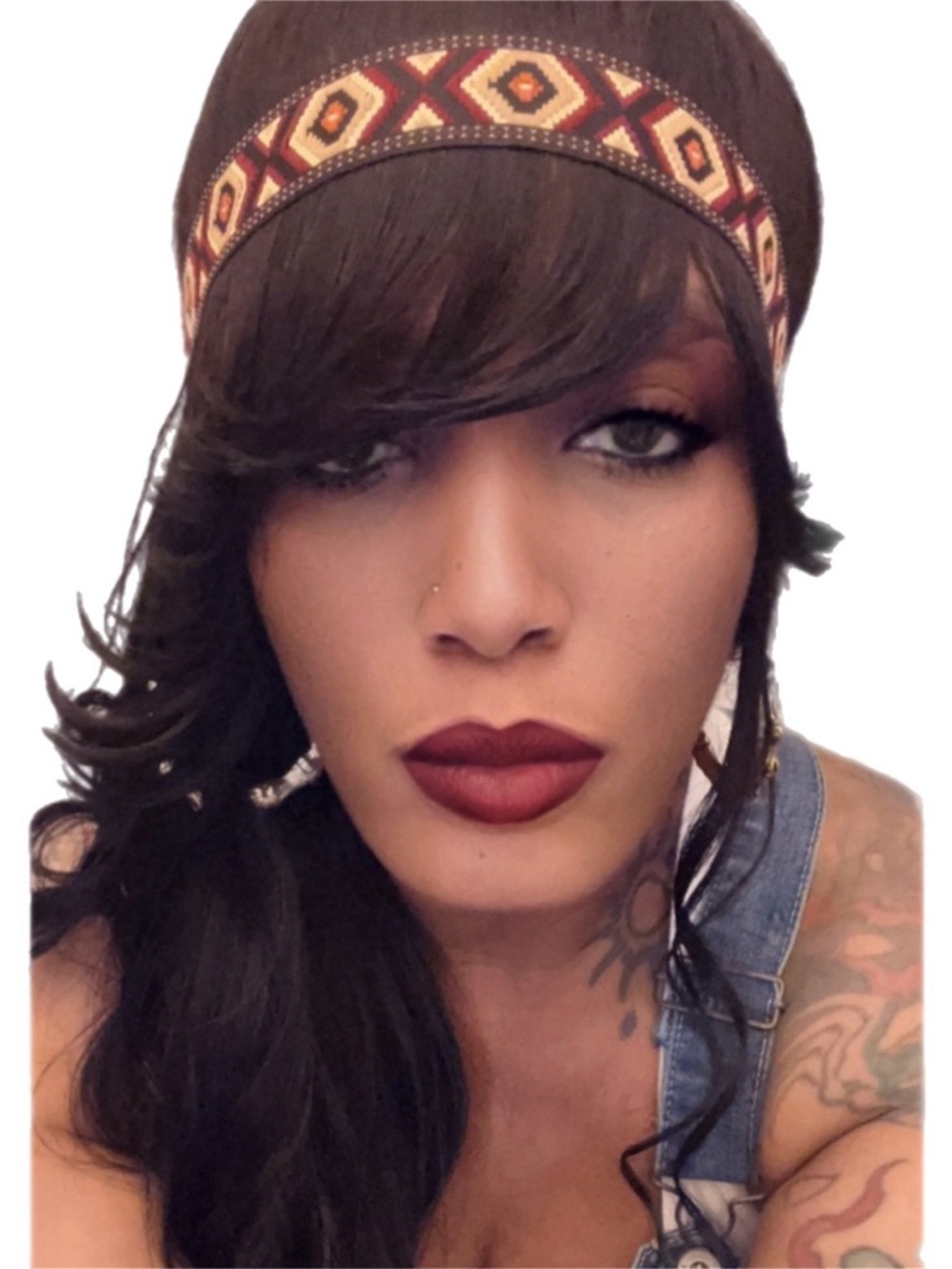 2/$9.00 Handmade Boho Headband Size (23-23 1/2”) Elastic Back Unisex - Picture 2 of 7